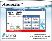 AqvaLite ohjaus- ja valvontayksikkö